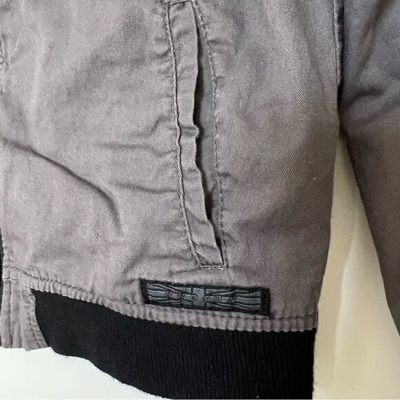 Hudson Boys Bomber Style Jacket Sz 7 Let’s Rock Punk Rocker Patches Rockstar - Picture 4 of 13